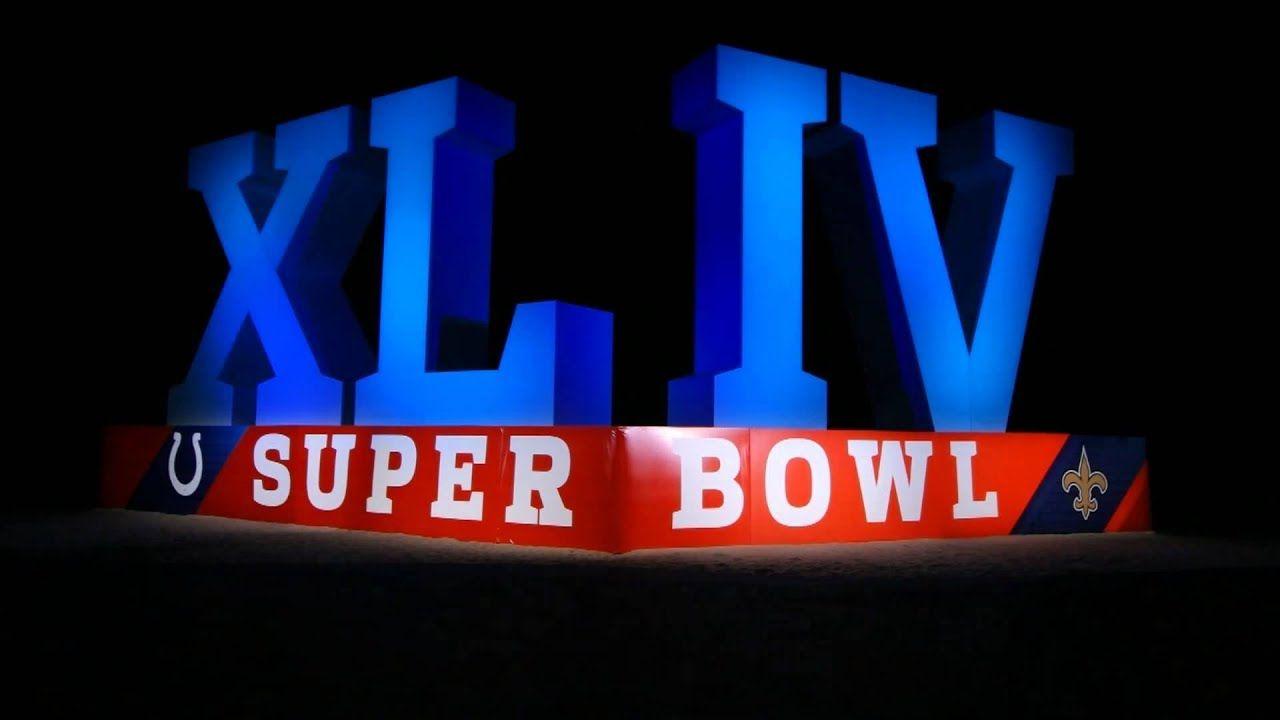 XLIV Logo - Time Lapse HD: Super Bowl XLIV Logo - YouTube