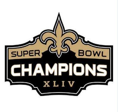 XLIV Logo - Stitched New Orleans Saints Super Bowl XLIV Jersey Patch. Stitched