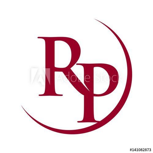 Maroon P Logo - letter r and p. logo vector. - Buy this stock vector and explore ...