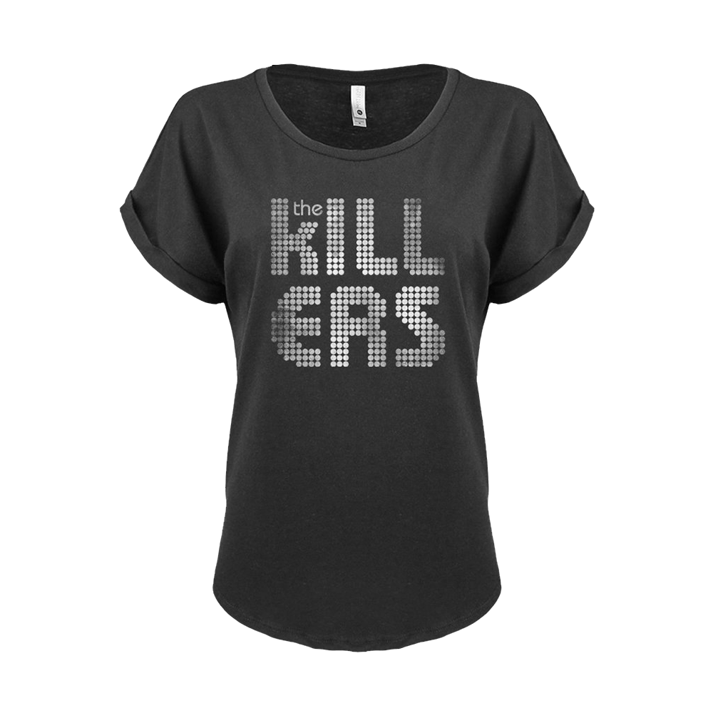 Stacked V Logo - Distressed Stacked Logo T-Shirt – The Killers | Official Store