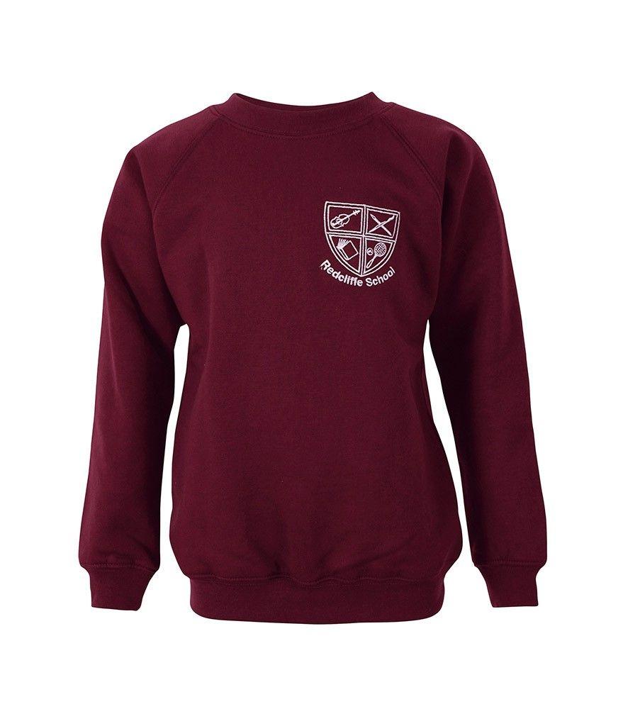 Maroon P Logo - SWE-40-RDS - Redcliffe sweatshirt - Maroon/logo - Reception to Year ...