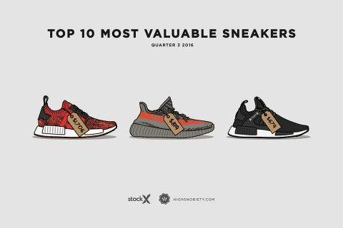Expensive Shoe Logo - The Most Valuable Sneakers of 2016 Q3