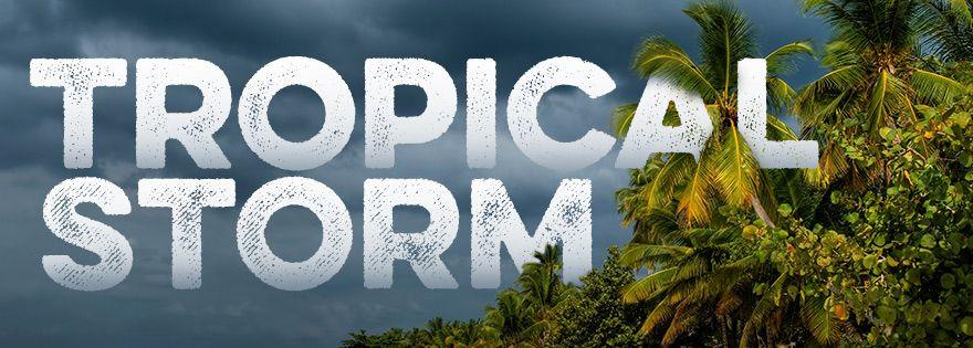 Blue Tropical U Logo - Tropical Storm Brewing, Spreading Showers Throughout Caribbean ...