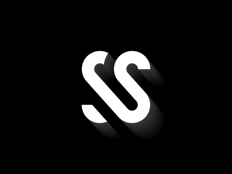 Black SS Logo - SS
