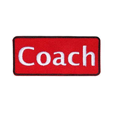Red Team Logo - Red Team Coach Name Tag Patch Sports Instructor Club Mentor Iron On