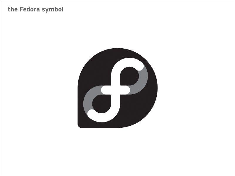 Simple Black and White Logo - Logo/History - Fedora Project Wiki