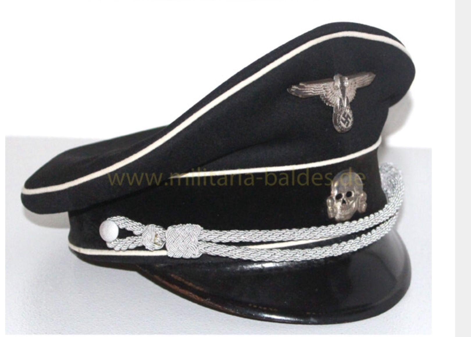 Black SS Logo - Question Black SS Officer's cap, no tag, no logo