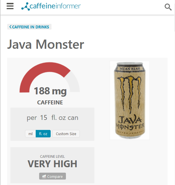 Monster Java Logo - When does a coffee beverage become an Energy Drink? Starbucks