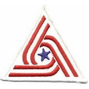 Red Triangle Movie Logo - Alien Movie Triangle US Tri-Centennial Flag Logo Embroidered Patch ...
