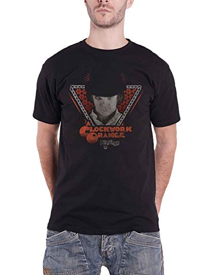 Triangle Movie Logo - Amazon.com: Clockwork Orange T Shirt Triangle Movie Logo Distressed ...