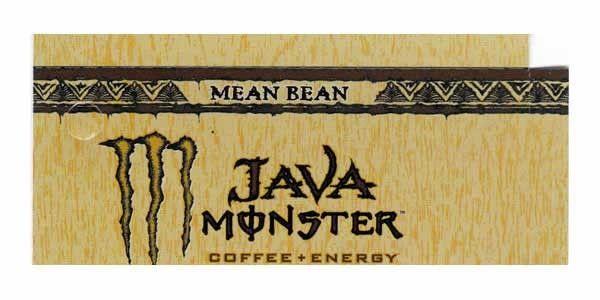 Monster Java Logo - Monster Java Mean Bean small size flavor strip