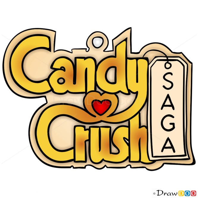 Candy Crush Logo - How to Draw Logo, Candy Crush