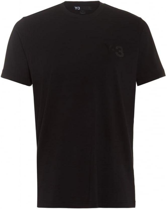 Black SS Logo - Y-3 Mens T-Shirt Classic SS Logo Black Tee