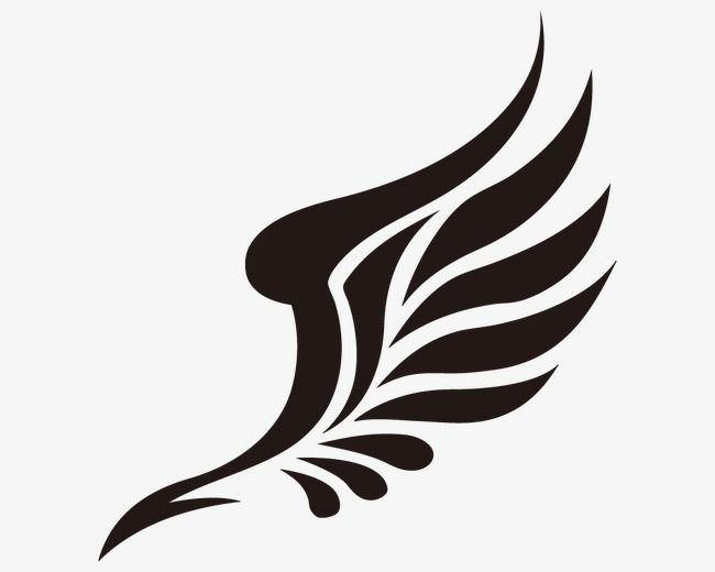 Winged Bird Logo - Wing, Black Wings, Bird Wings, Black PNG Image and Clipart for Free ...