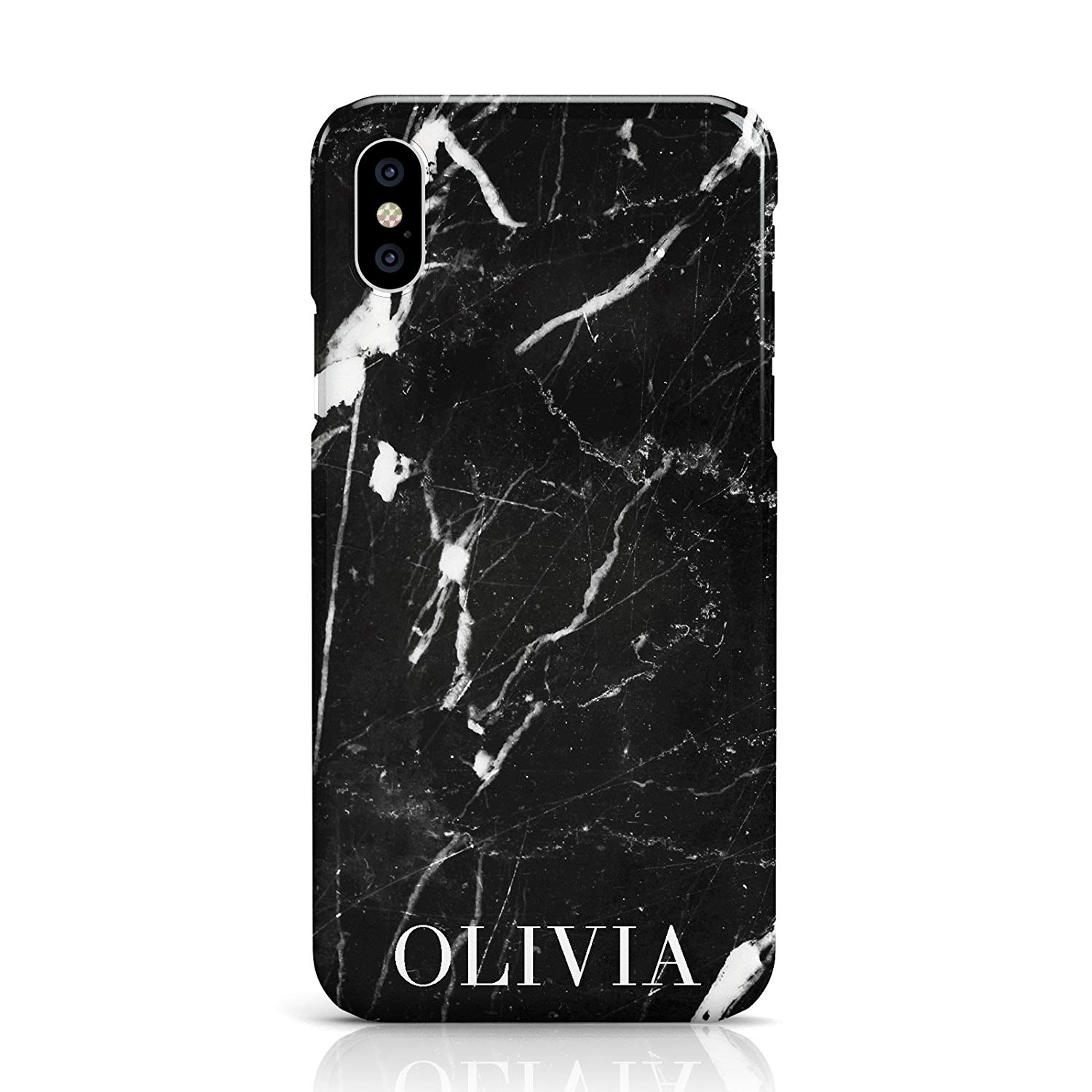 HLD Initials Logo - PERSONALISED MARBLE NAME CUSTOM HARD MOBILE PHONE CASE: Amazon.co.uk