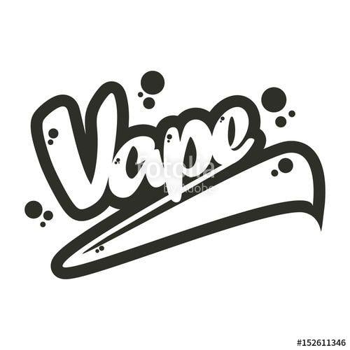 Vintage Vape Logo - Vape Vintage Lettering Design