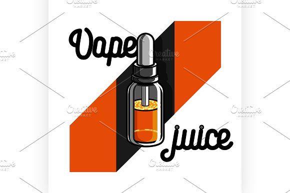 Vintage Vape Logo - vintage vape, e-cigarette emblem ~ Illustrations ~ Creative Market