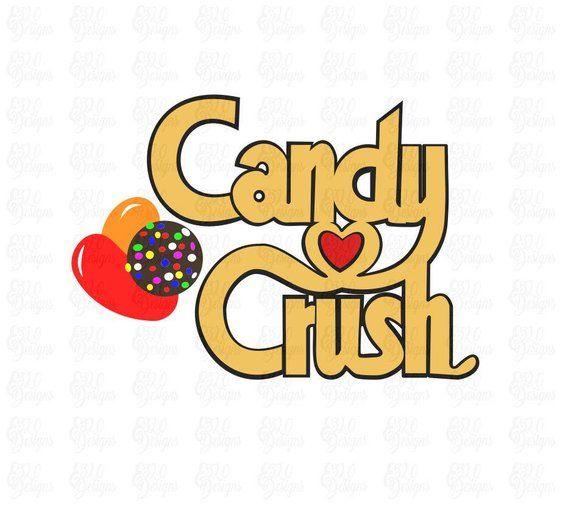 Candy Crush Logo - Candy Crush SVG File or DXF File | Etsy