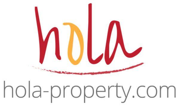 Red Line Company Logo - Hola Property designed