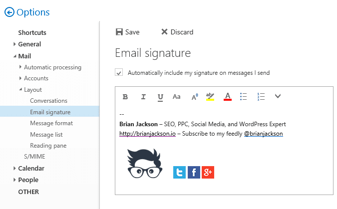 Office Email Logo - How to Use an Image in Your Email Signature with Office 365