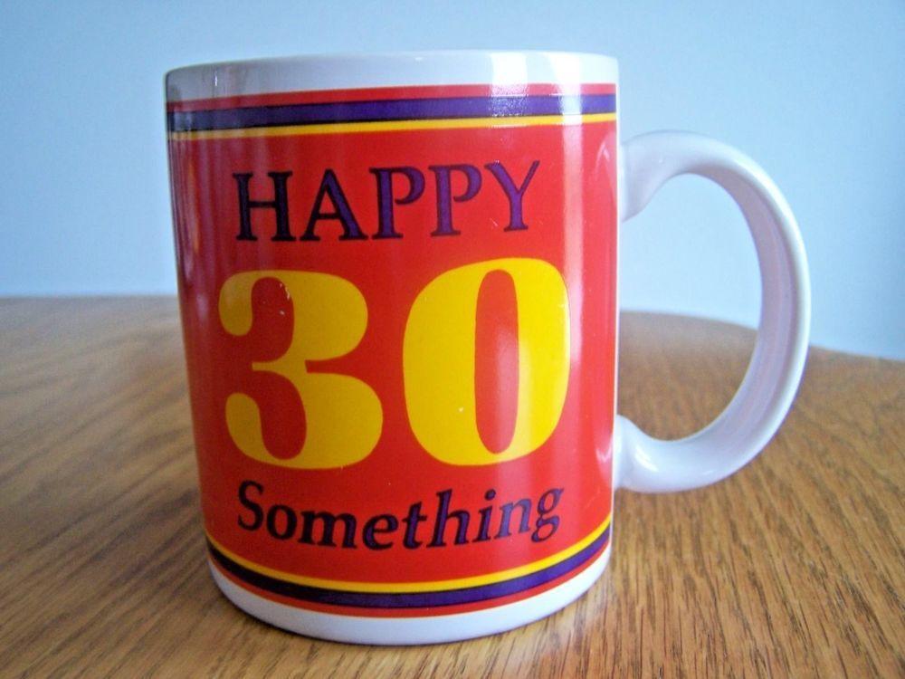 Red and Yellow Coffee Logo - Happy 30 Something Papel Freelance Cup Red Yellow White 11 Oz Coffee ...