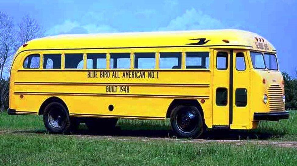 Blue Bird All American Logo - File:1948 Bluebird All American School Bus (15989499728).jpg