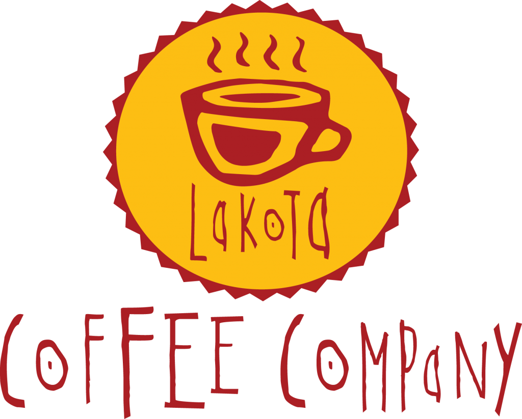 Red and Yellow Coffee Logo - Lakota Coffee Company | Daily Lunch & Catering Services