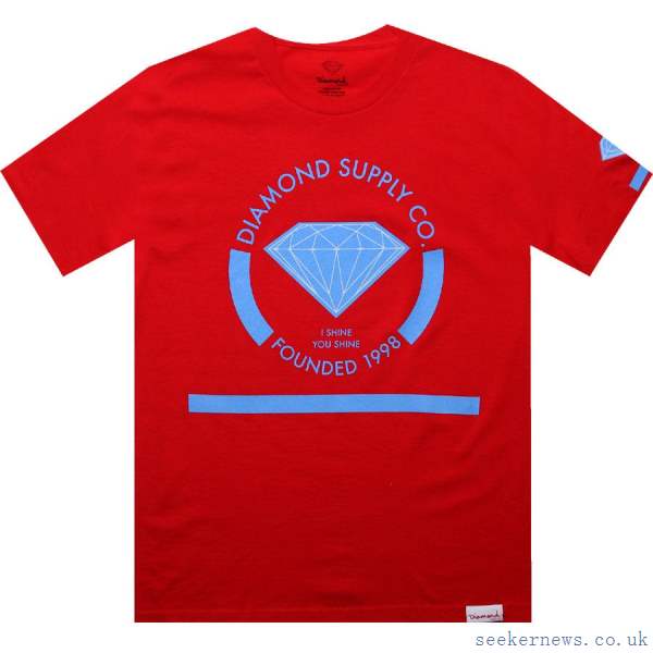 Red Dimond Logo - Clearance Price Red Diamond Co I Shine You Shine Tee S1Isystred Deal