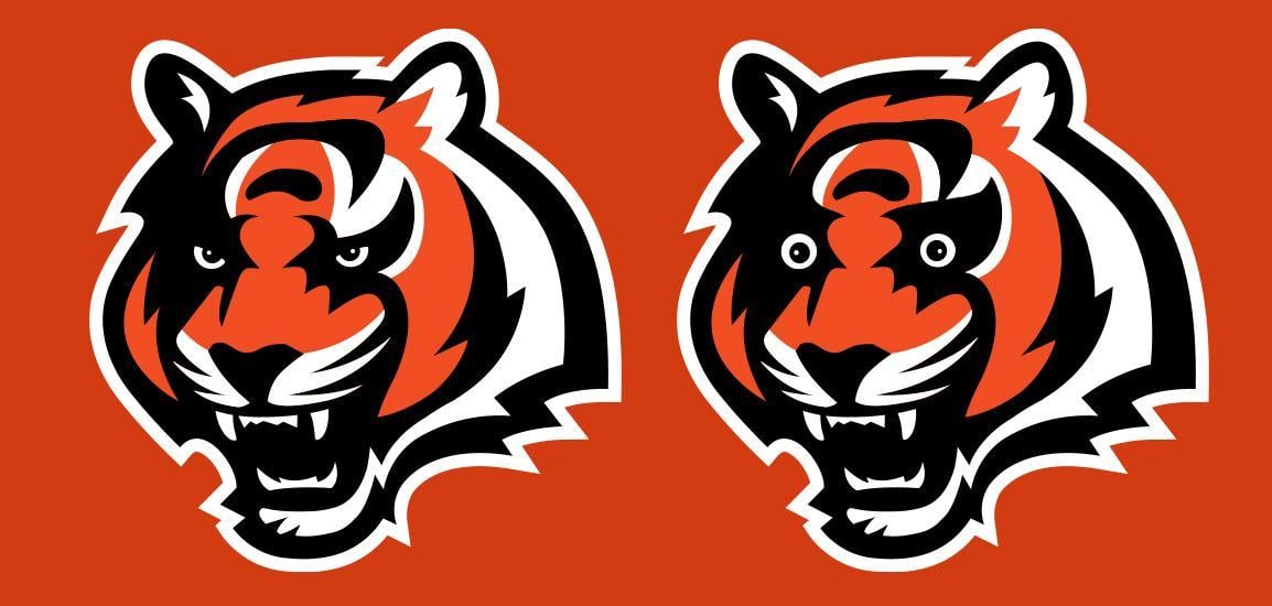 Bengals Logo - The Cincinnati Bengals Logo without eyebrows