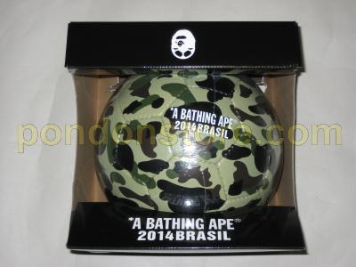 BAPE Soccer Logo - A BATHING APE : bape 1st camo green soccer ball [Pondon Store]