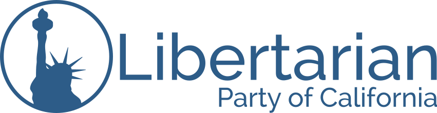 California Title Logo - logo-new-coin-7-blue3-title-sm - Libertarian Party of California