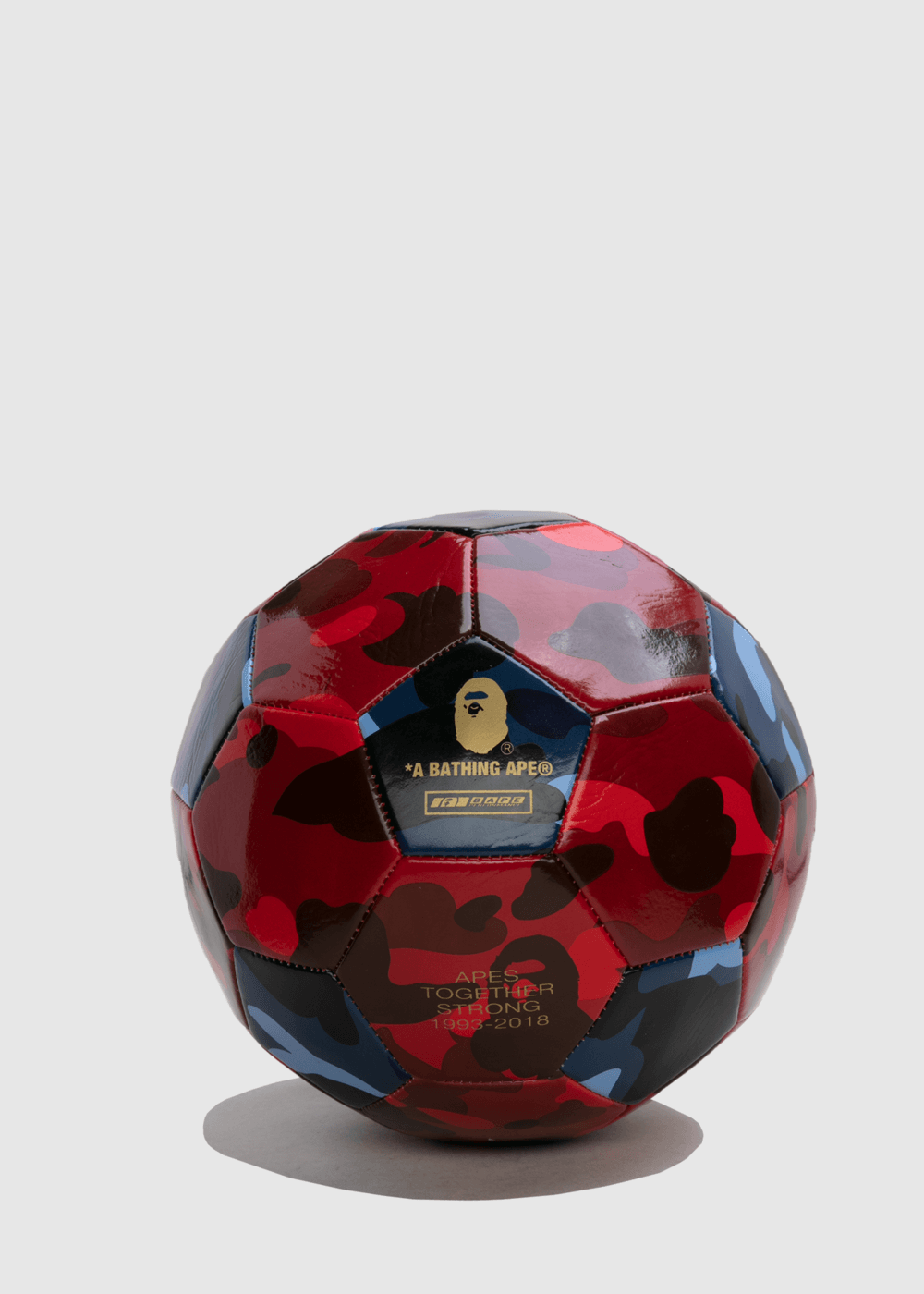 BAPE Soccer Logo - Bape: Soccer Ball [Red/Blue] – Social Status