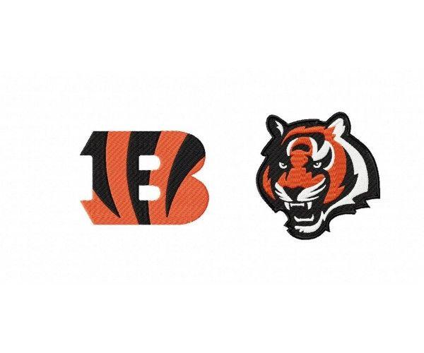 Bengals Logo - Cincinnati Bengals logos machine embroidery design for instant download