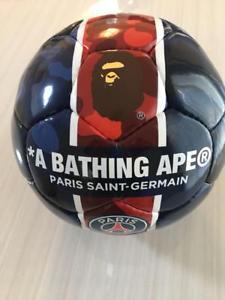 BAPE Soccer Logo - A BATHING APE Bape Football soccer ball Paris Saint Germain Rare | eBay