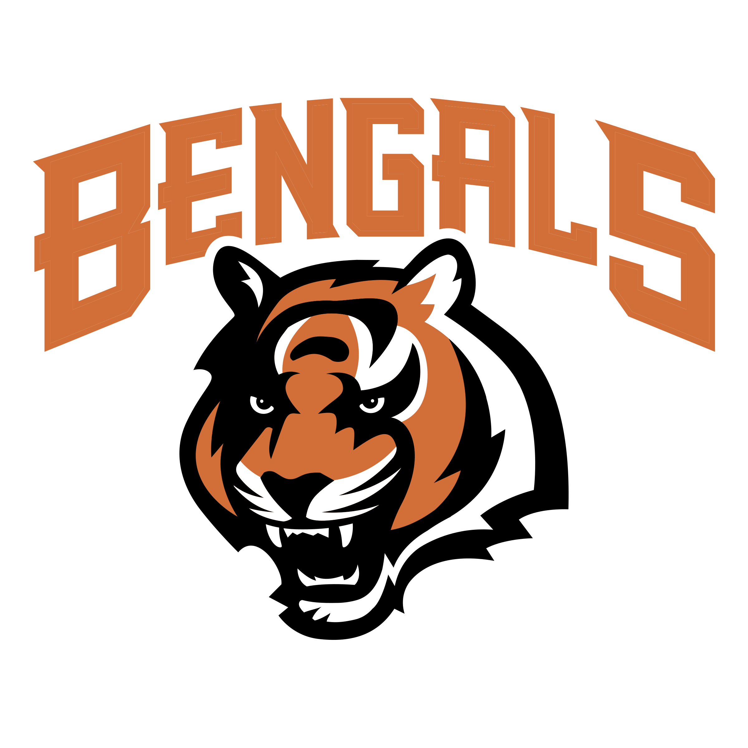 Bengals Logo - Cinncinati Bengals Logo PNG Transparent & SVG Vector - Freebie Supply