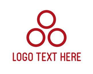 Three Red Circle S Logo - Three Logo Maker | Create Your Own Three Logo | BrandCrowd