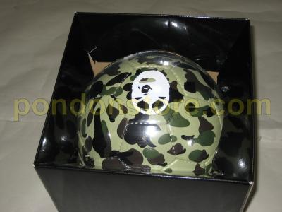 BAPE Soccer Logo - A BATHING APE : bape 1st camo green soccer ball [Pondon Store]