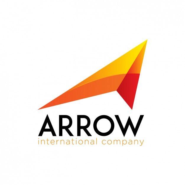 Orange Logo - Orange logo in arrow shape Vector | Free Download