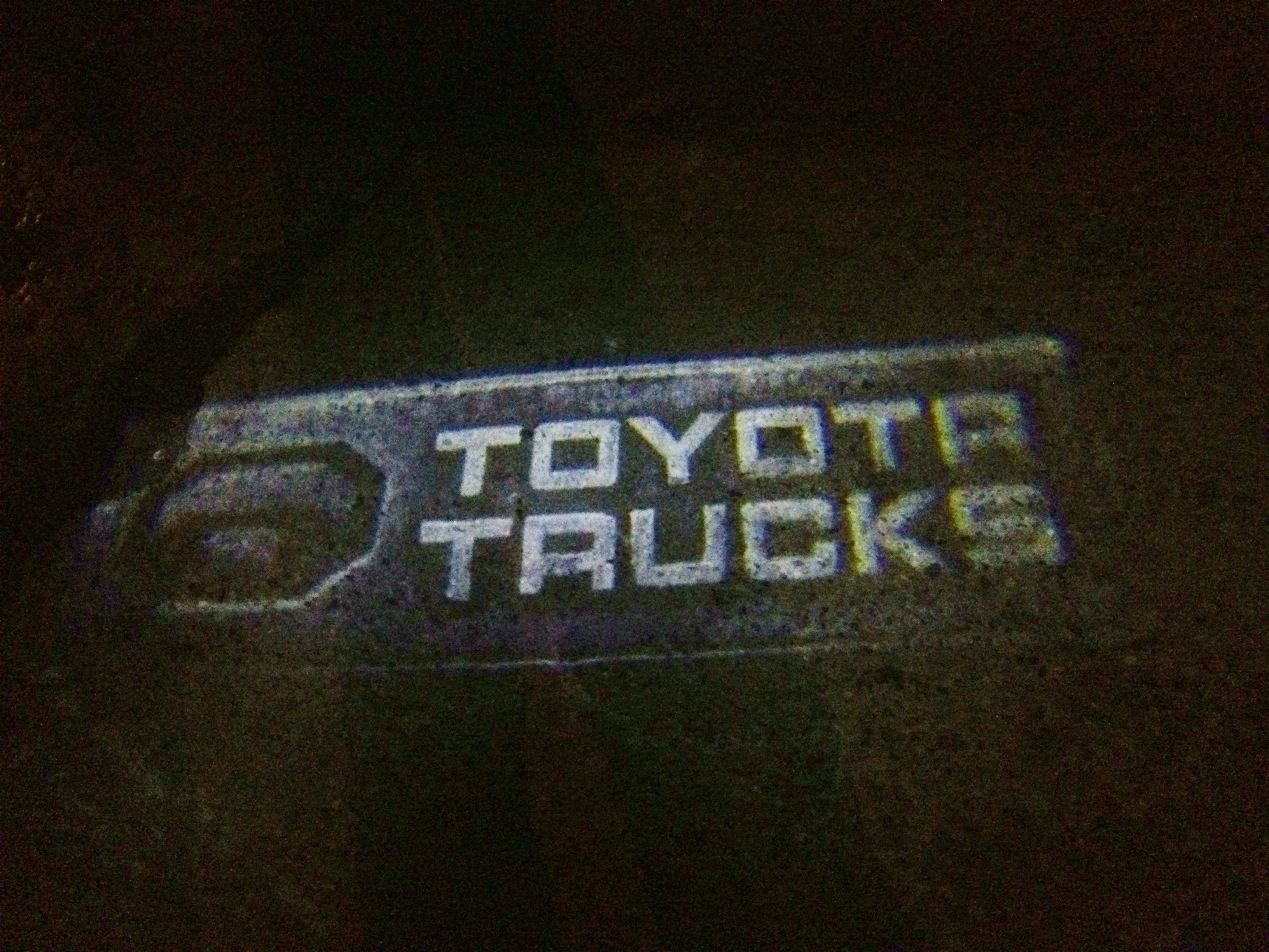Toyota Trucks Logo - Toyota Trucks LED Logo Projectors for your Tundra or Tacoma Puddle ...