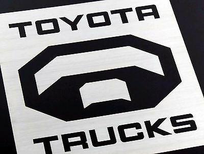 Toyota Trucks Logo - TOYOTA TRUCKS LOGO Laser Engrave Front License Plate Frame Black ...