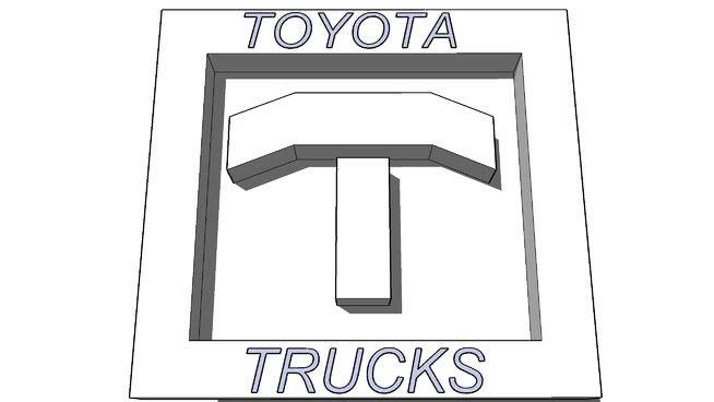 Toyota Trucks Logo - Toyota Trucks Logo | 3D Warehouse
