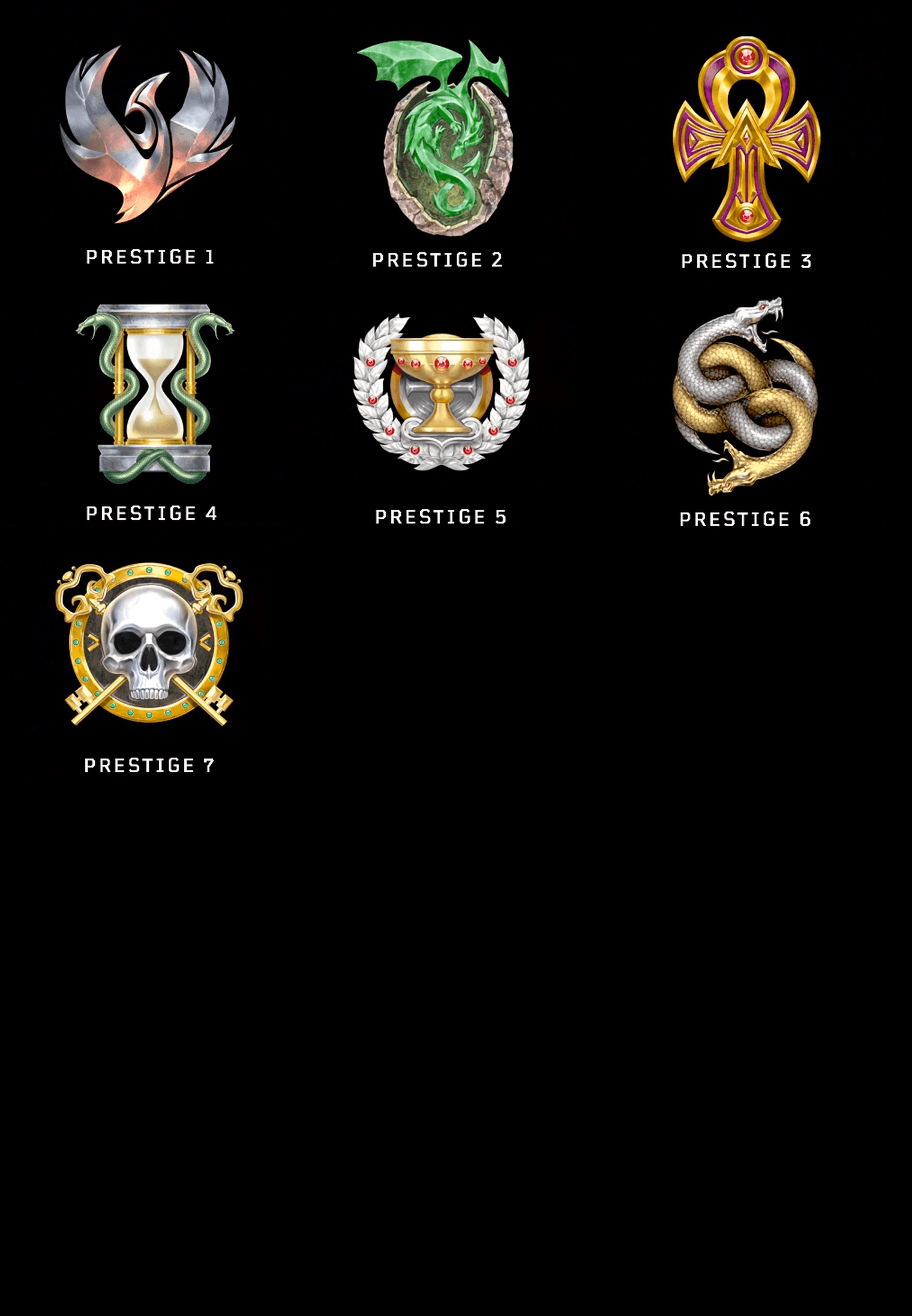 Official Bo4 Logo - All BO4 Zombies Prestige Icon (So Far)