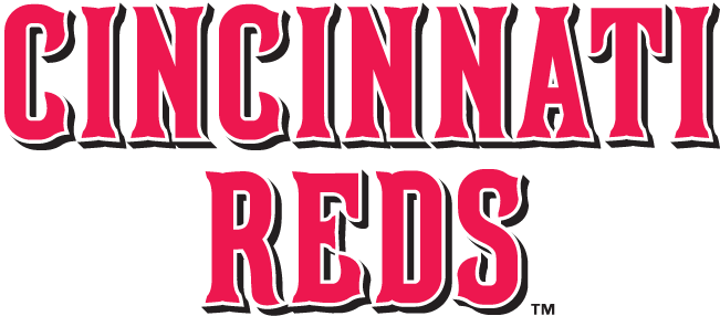 Cincinatti Red White Logo - Cincinnati Reds Wordmark Logo - National League (NL) - Chris ...