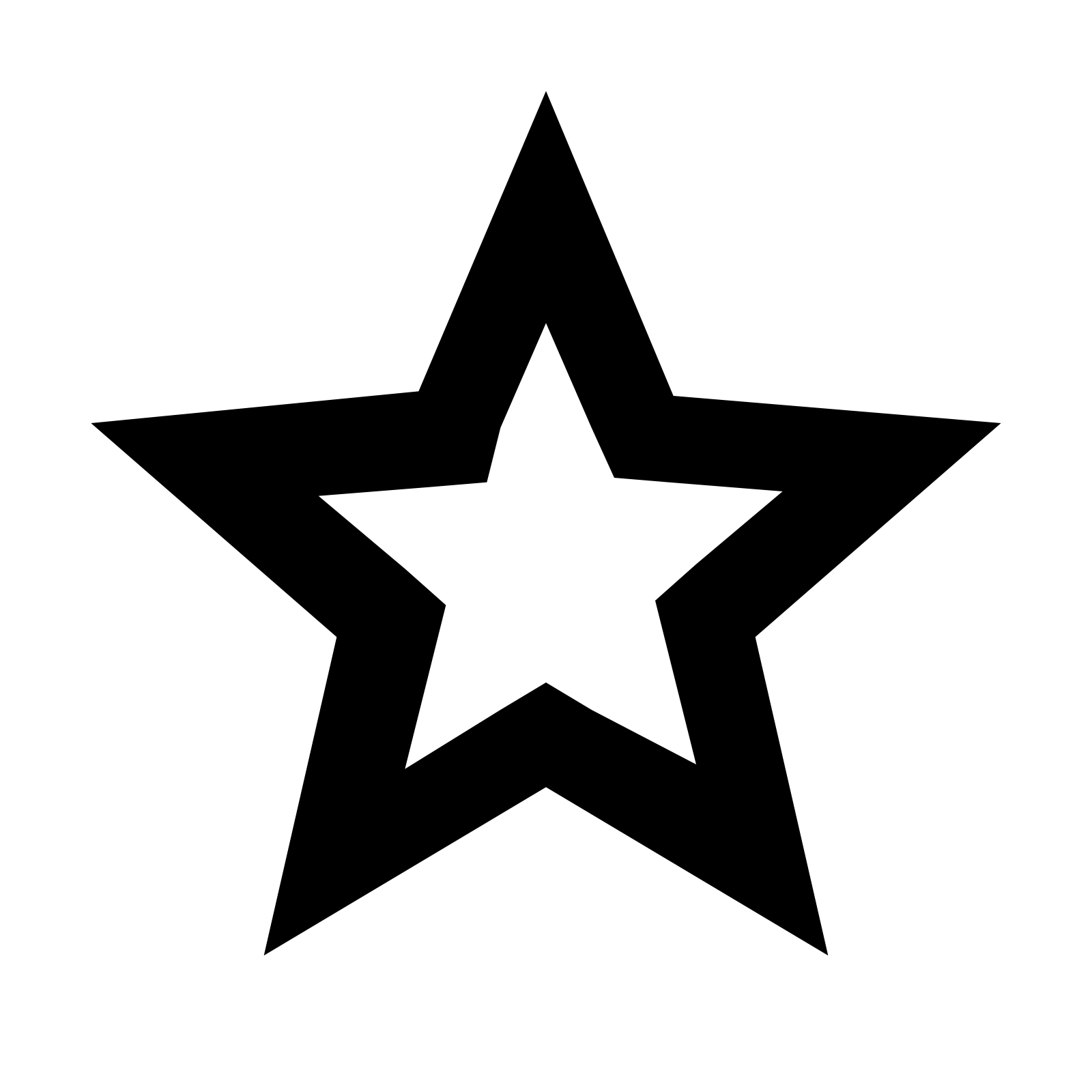Black a Star Logo - Black Star PNG Image. Free transparent CC0 PNG Image Library
