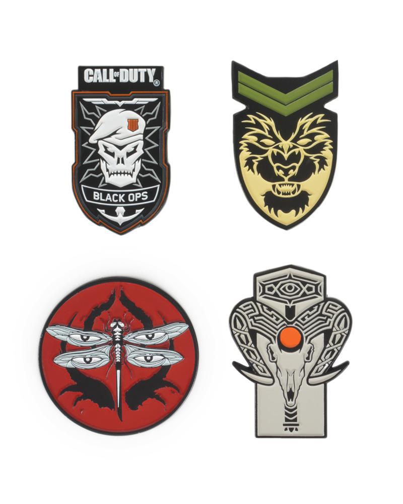 Official Bo4 Logo - Official Call of Duty Black Ops 4 Pin Badge Set