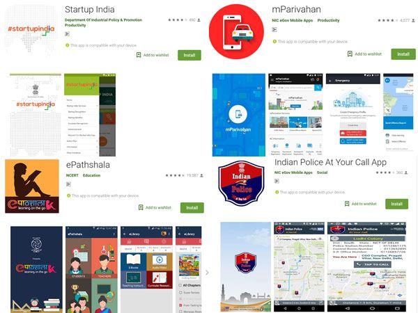 Government App Logo - Useful government apps that you must know about - Oneindia News