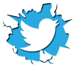 Cracked Twitter Logo - Cracking Twitter for sourcing / #Part1