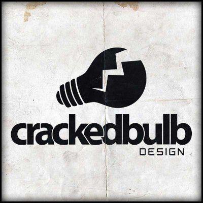 Cracked Twitter Logo - Cracked Bulb Design