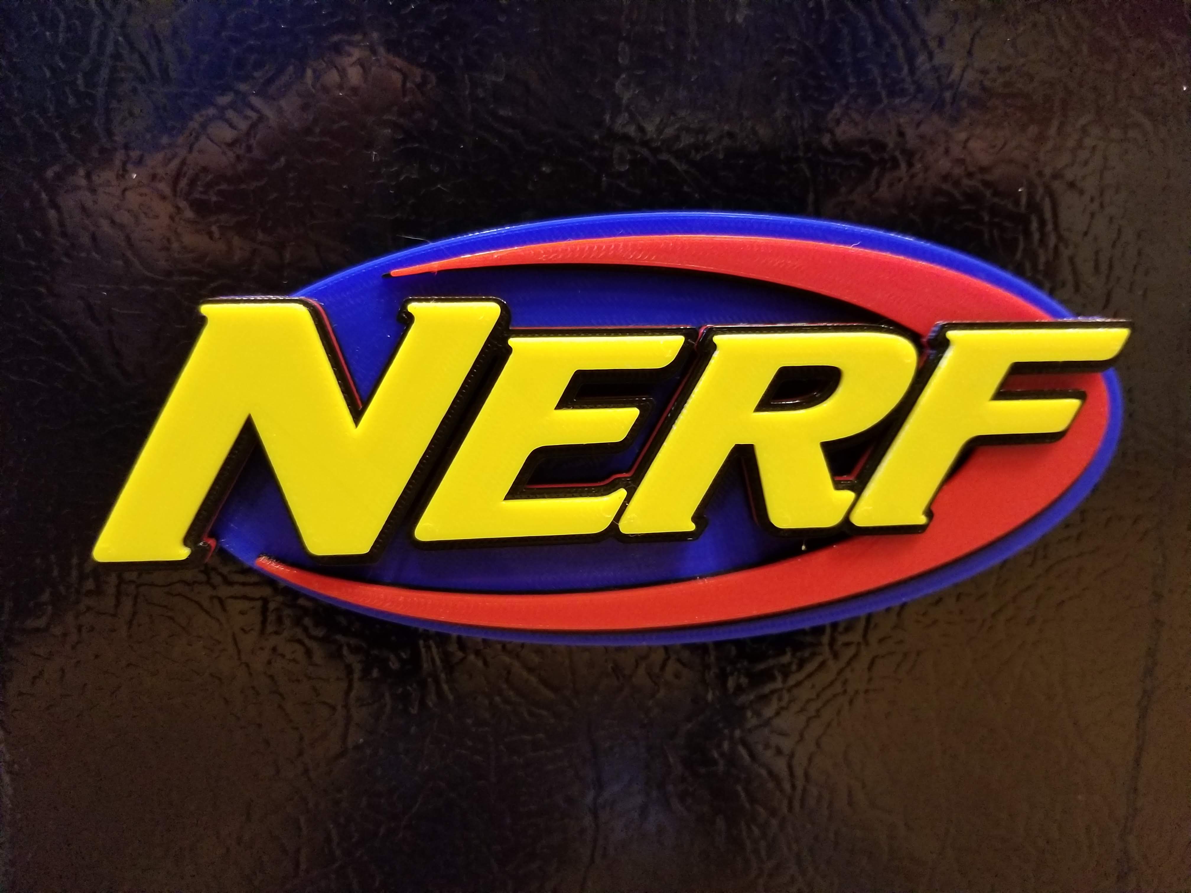 Nerf Logo - Nerf Logo Magnet by Millboy77 - Thingiverse