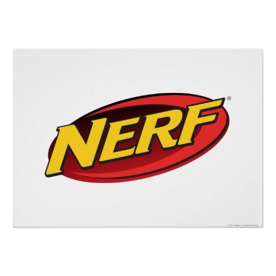 Nerf Logo - Nerf Logo Poster | Zazzle.com